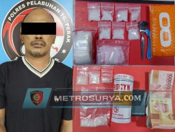 Cleaning Servis Diduga Jadi Pengedar Sabu Ditangkap Polisi