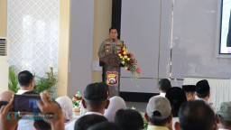 Kapolres Nganjuk Gelar Silaturahmi dengan Para Kades Pelihara Kamtibmas Jelang Pilkada 2024