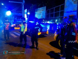 Bersama TNI Polres Tulungagung Gelar Patroli Gabungan Skala Besar Suroan Agung