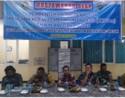 Musdes Sidowungu Gelar Pembentukan Tim RKPdes Tahun Anggaran 2025