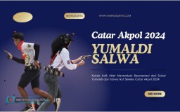 Kakak Adik Atlet Menembak Berprestasi dari Sulsel Yumaldi dan Salwa Ikut Seleksi Catar Akpol 2024