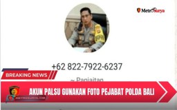 Waspada Akun dan Nomer Palsu Atasnama Pejabat Polda Bali