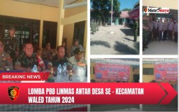 Lomba PBB LINMAS Antar Desa Se-Wilayah Kecamatan Waled Tahun 2024