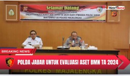 Wakapolres Majalengka Sambut Tim Itwasda Polda Jabar untuk Evaluasi Aset BMN TA 2024