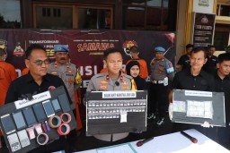 Satres Narkoba Polres Cirebon Kota Berhasil Ungkap Jaringan Narkoba dan Obat Ilegal.