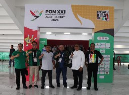 Pantau Venue PON di Medan, Ketua DPD RI Saksikan Pertandingan Bowling dan Wushu