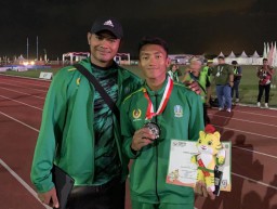 Prestasi Membanggakan, Anggota Polsek Solokuro Raih 2 Perak di PON XXI 2024