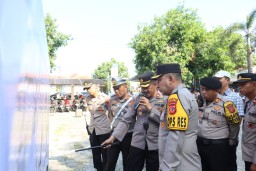 Kapolres Majalengka Pimpin Tactical Wall Game untuk Pengamanan Unjuk Rasa DPC LSM LIDIK