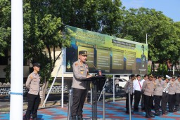 Kapolres Majalengka Pimpin Apel Pagi, Tegaskan Netralitas TNI-Polri dalam Pilkada 2024