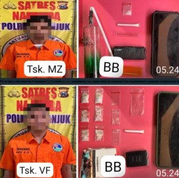 Operasi Tumpas Narkoba Polres Nganjuk Berhasil Gagalkan Transaksi Sabu dan Tangkap Pelakunya