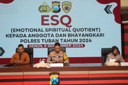 Kapolres Tuban: Booster Mental Anggota dan Bhayangkari Secara Berkala Minimalisir Pelanggaran