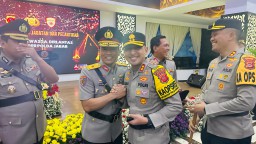 Kapolres Majalengka Hadiri Upacara Serah Terima Jabatan di Polda Jabar