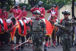 Gladi Bersih: Polri Apel Gelar Pasukan Pengamanan Pelantikan Presiden