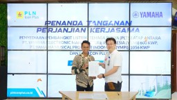 PLN Icon Plus dan Yamaha Group Sepakati Kerja Sama PLTS Atap untuk Transisi Energi 25 Tahun
