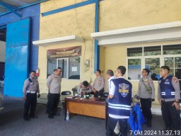 Polres Pelabuhan Tanjung Tingkatkan Pengamanan Gudang KPU Pilkada 2024