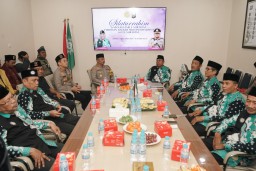 Cooling System Hadapi Pilkada 2024 Kapolrestabes Surabaya Silaturahmi ke Tokoh Agama
