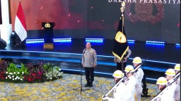 Wujudkan Indonesia Emas 2045: SSDM POLRI Kukuhkan Pataka Daksha Prasastya, Komitmen Cetak SDM Unggul