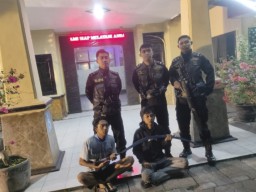 Patroli Polrestabes Surabaya Gagalkan Aksi Tawuran yang Disiarkan Langsung di Medsos