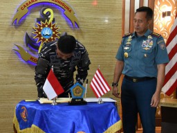 Pererat Silaturahmi, Dankodiklatal Terima Kunjungan Danlantamal V