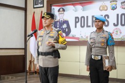 Mutasi Jabatan, Kapolres Jombang Pimpin Sertijab Kabagren dan Kapolsek Sumobito