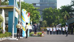 PLN UIP JBTB Gelar Upacara Hari Listrik Nasional Ke-79 dan Sumpah Pemuda Ke-96