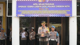 Polres Cirebon Kota Gelar Apel Operasi Zebra Lodaya 2024