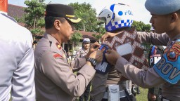 Polres Jombang Gelar Pasukan Operasi Zebra Semeru 2024, Berikut Sasarannya
