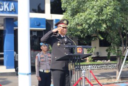 Polres Majalengka Gelar Upacara Peringatan Hari Kesaktian Pancasila di Lapangan Upacara Polres Majalengka
