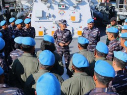 KRI DIPONEGORO-365 Terima Kunjungan Kerja Tim SOPS TNI AL Di Mersin, Turki.