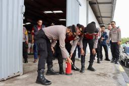 Kapolresta Banyuwangi Tinjau Gudang KPU