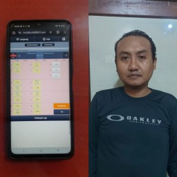 Polsek Semampir Amankan Pelaku Judi Online, di Hari 100 Program Kerja Presiden RI