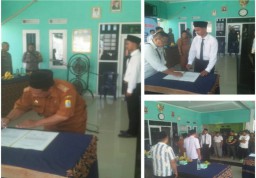 Kepala Desa Lantik Perangkat Desa Tahun 2024 Desa Mekarsari Kecamatan Waled.