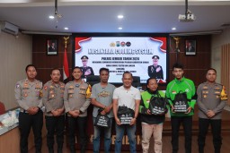 Polres Jember Bersama Komunitas Motor Serukan Persatuan dan Kesatuan