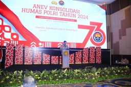 Sertifikasi Uji Kompetensi Kehumasan Pada Anev Konsolidasi Humas Polri T.A 2024
