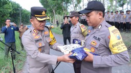Polres Nganjuk Dorong Ketahanan Pangan Melalui Tanam Jagung dan Budidaya Ikan di Lahan 12,2 Hektare