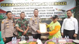 Dukung Asta Cita Presiden RI, Kapolres Cirebon Kota Gandeng Kelompok Budidaya Ikan Mina Permata 1
