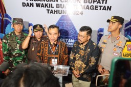 Ratusan Personel Gabungan Amankan Debat Publik Terakhir Pilkada 2024