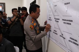 Kapolres Cirebon Kota Hadiri Doa Bersama Pemilu Damai Jelang Pilkada 2024