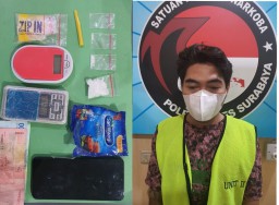 Polrestabes Surabaya Tangkap Pengedar Sabu di Sidoarjo dan Surabaya