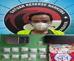 Pengungkapan Peredaran Sabu 48,97 Gram di Surabaya, Residivis Kembali Ditangkap