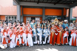 55 Regu Drum Band Beradu Kekompakan dan Keserasian di Kejurkab Jombang