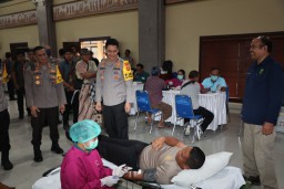 Sambut Hari Jadi Humas Polri Ke-73, Bidhumas Polda Bali Gelar Donor Darah