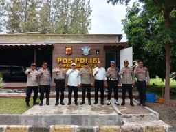 Wakapolres Cirebon Kota Cek Kesiapan Pos Pengamanan dan Pelayanan Operasi Lilin Lodaya 2024