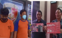 Dua Residivis Narkoba Ditangkap di Jombang, Polisi Temukan 56,80 Gram Sabu