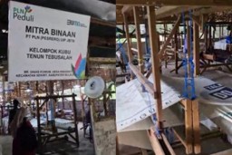 PLN UIP JBTB Jelang Nataru Dukung Berdayakan Kelompok Perempuan Lestarikan Tenun Sutera Tradisional Bali