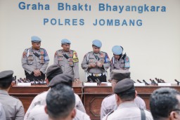 101 Senpi Anggota Polres Jombang Diperiksa Guna Antisipasi Penyalahgunaan