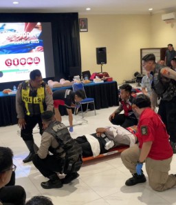 Satlantas Surabaya Adakan Pelatihan PPGD untuk Tingkatkan Penanganan Laka Lantas