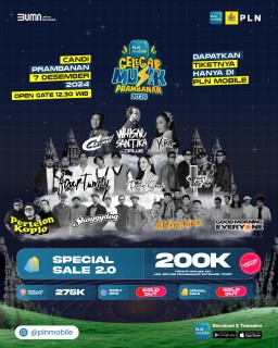 Jelang Nataru: Siap-Siap! PLN Mobile Gelegar Musik Prambanan 2024 Digelar Besok