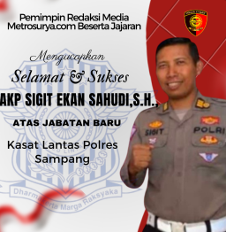 Selamat Bertugas! AKP Sigit Ekan Sahudi, SH., Resmi Jabat Kasat Lantas Polres Sampang
