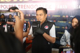 Polres Trenggalek Berhasil Amankan 9 Tersangka Kasus Narkoba, 3 Diantaranya Residivis